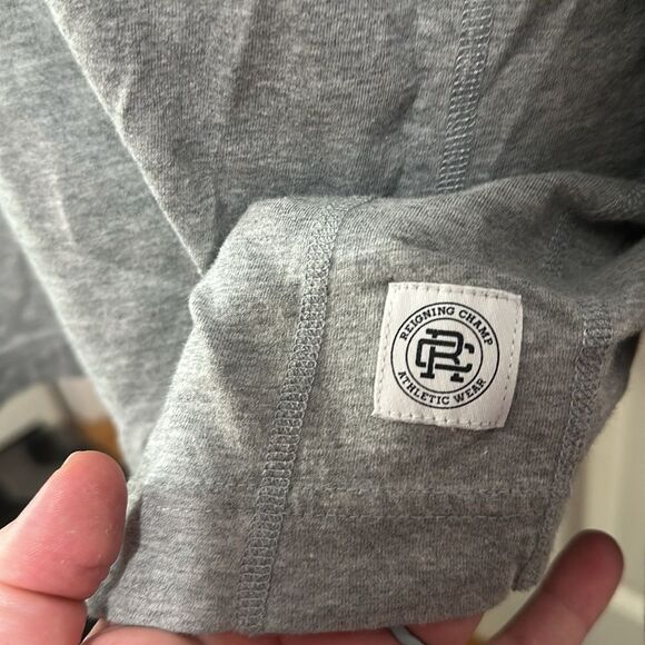 REIGNING CHAMP Gray Long Sleeve Top - Picture 2 of 6